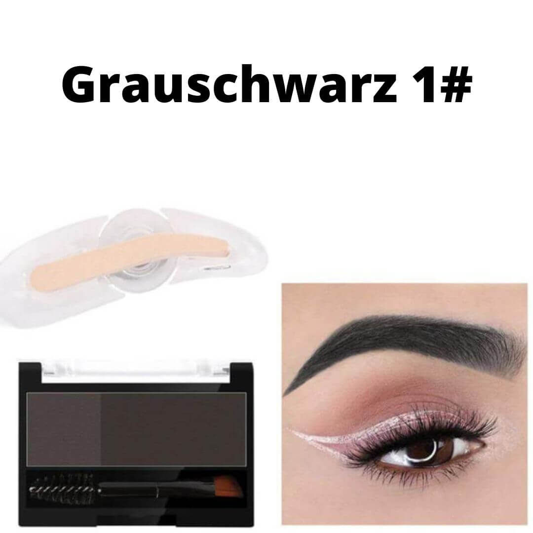 Zweifarbiger verstellbarer Augenbrauenstempel - Beautyclam