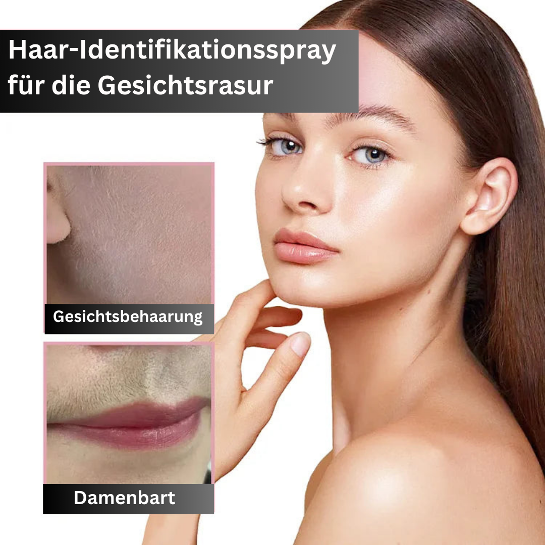 Hair Identifier Spray for face, shaving, skin and body
