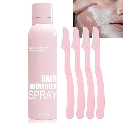 Hair Identifier Spray for face, shaving, skin and body