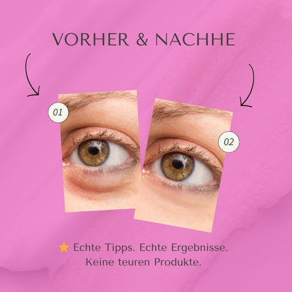 Augenstraffende Anti-Aging-Creme gegen geschwollene Augen, feine Linien und müden Blick.