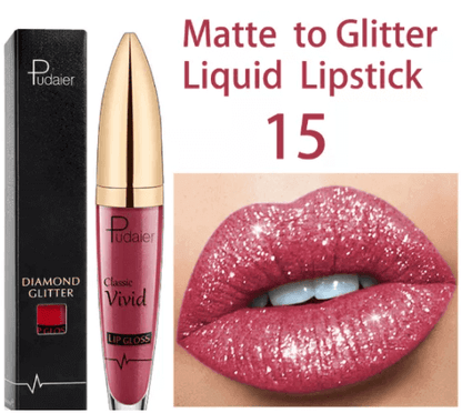 18 Farben Diamond Shiny Long Lasting Lipstick - Beautyclam