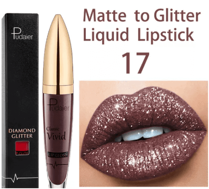 18 Farben Diamond Shiny Long Lasting Lipstick - Beautyclam