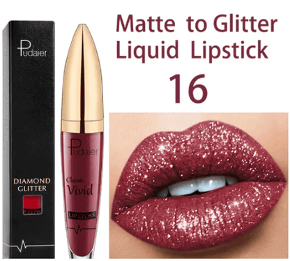 18 Farben Diamond Shiny Long Lasting Lipstick - Beautyclam