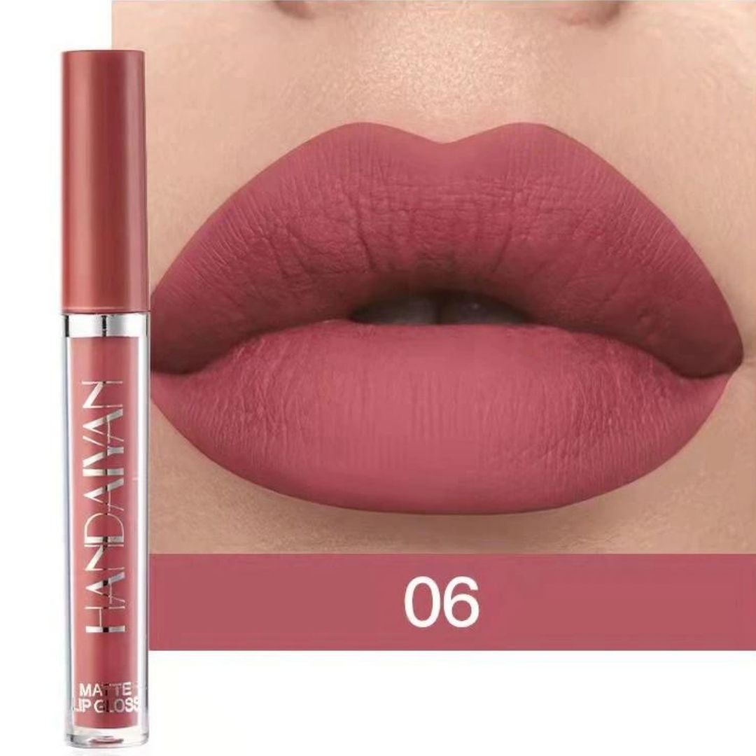 Mattes Lippenstift-Make-up-Set (6 Stk.) - Beautyclam