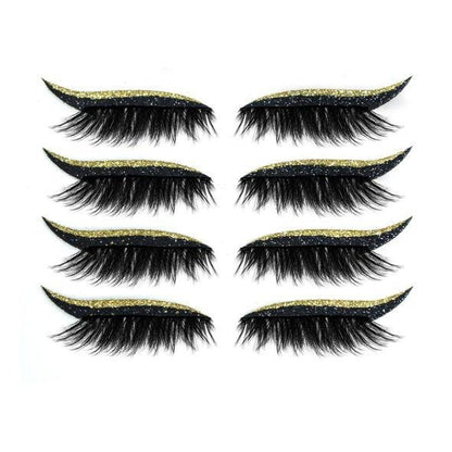 Wiederverwendbare Eyeliner And Eyelash Stickers - Beautyclam Selbstklebende Wimpern