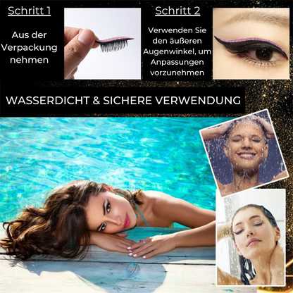 Wiederverwendbare Eyeliner And Eyelash Stickers - Beautyclam Selbstklebende Wimpern